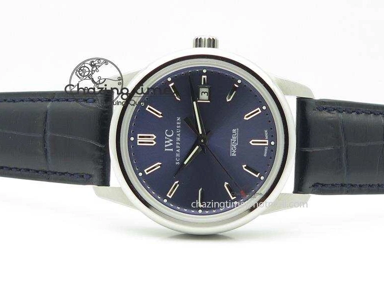 MIROTIME 0210 Thermal Ingeniuer St.Laurens SS Blue Dial MKF 1:1 V2 Best Edition On Black Leather Strap A 7353